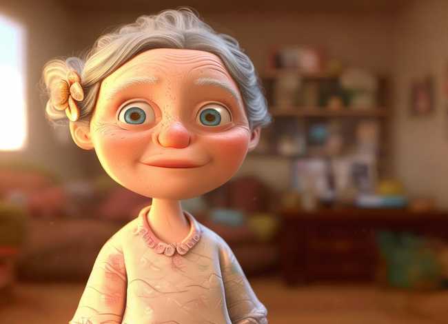 三年级儿童简笔画 - 三年级儿童简笔画我的外婆