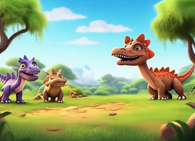 儿童故事3-6岁恐龙；3至6岁简短小故事恐龙
