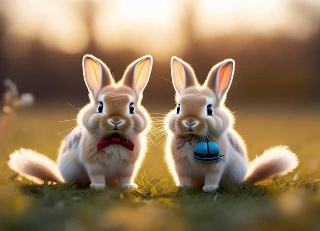 两只小兔子不同的地方 两只小兔子不同的地方叫什么