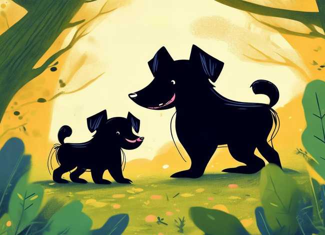 儿童故事大黑和大黄，幼儿故事大黑和小黑