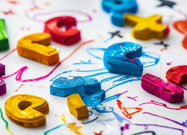 儿童艺术字；儿童艺术字图片