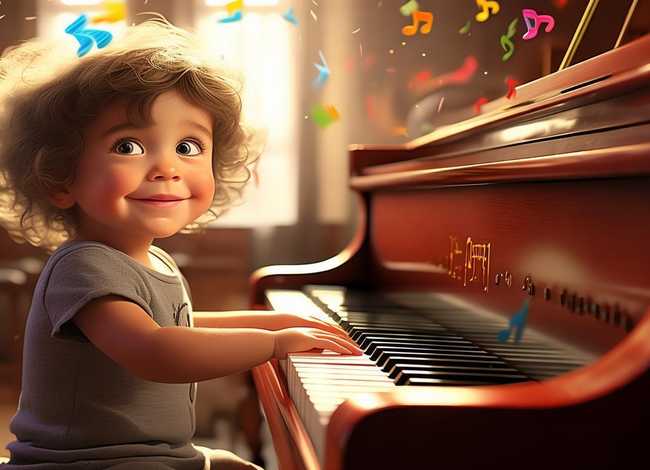 儿童钢琴图片；儿童钢琴图片高清大图