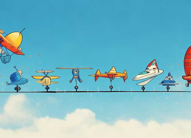 飞机发展史儿童故事 - 飞机的发展过程 儿童