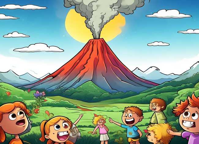 关于火山的儿童故事书；关于火山的幼儿故事