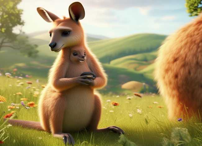 离不开妈妈的小袋鼠儿童故事 - 离不开妈妈的小袋鼠视频