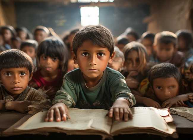 失学儿童 失学孩子