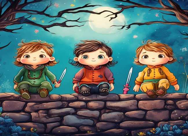 三个强盗3到5岁儿童睡前故事；三个强盗的故事绘本读后感