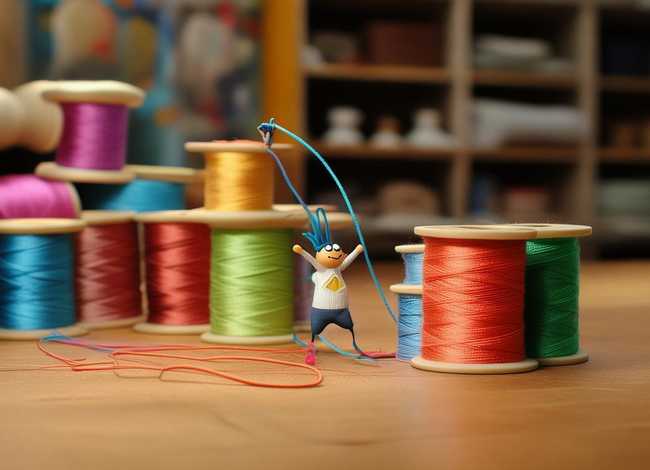 线头引发的趣事；线头的笑话故事