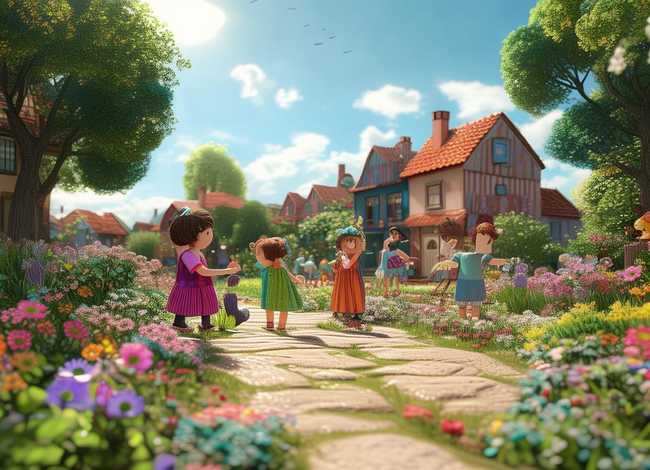 儿童绘本故事推荐村庄里的新生活，村里的新居民绘本内容简介