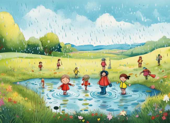 有关春雨的绘本、幼儿园有关春天的雨的绘本