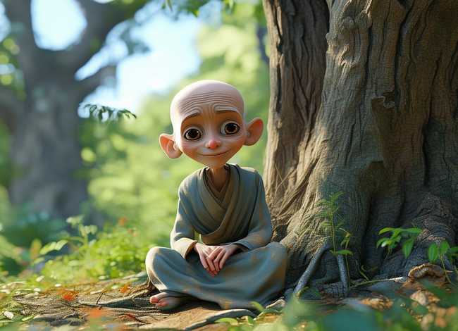 三个和尚的儿童故事来了个瘦和尚 少儿故事三个和尚