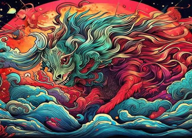 神话故事简笔画彩色（神话故事简笔画彩色版）