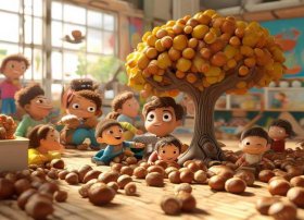 板栗熟了绘本故事幼儿园，板栗的绘本故事