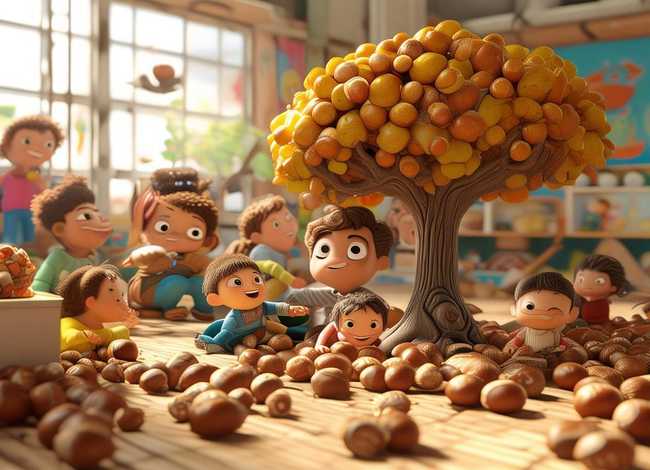 板栗熟了绘本故事幼儿园，板栗的绘本故事