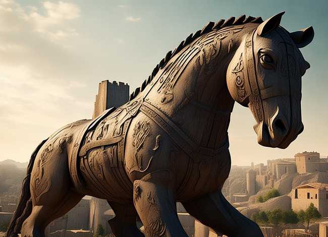 特洛伊木马绘本故事、特洛伊的木马故事