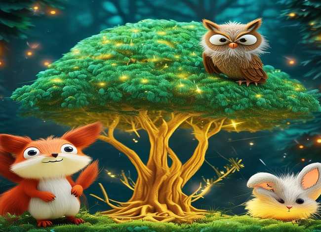 动物童话简笔画（动物童话简笔画图片大全）