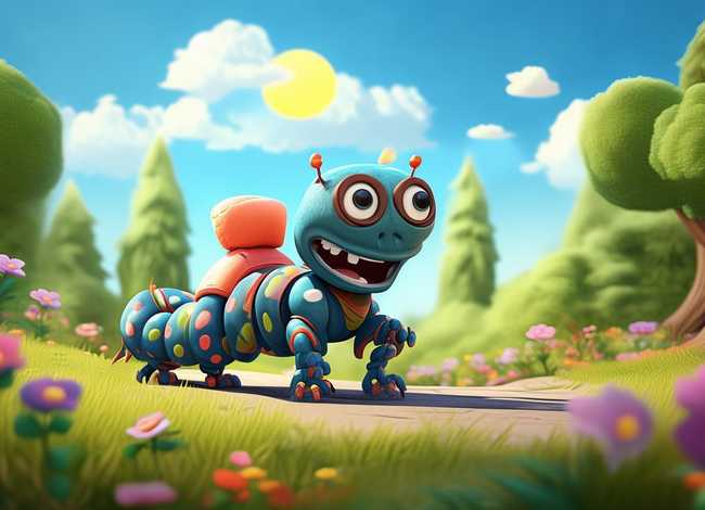 儿童故事小蜈蚣的故事（小蜈蚣去上学的故事）