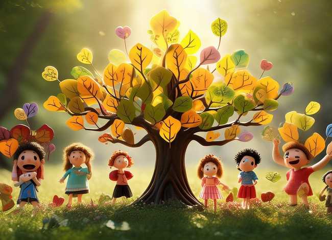 感恩典故的创意儿童画（感恩典故的创意儿童画图片）