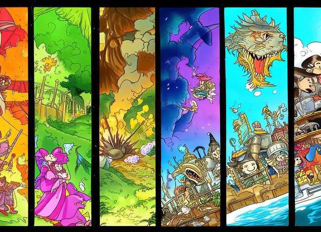 儿童连环画5张、儿童连环画5张图片