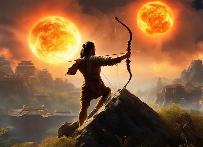 后羿射日绘本故事、后羿射日绘本故事视频