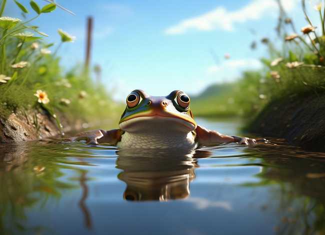 坐井观天的故事文字（坐井观天的故事文字内容）