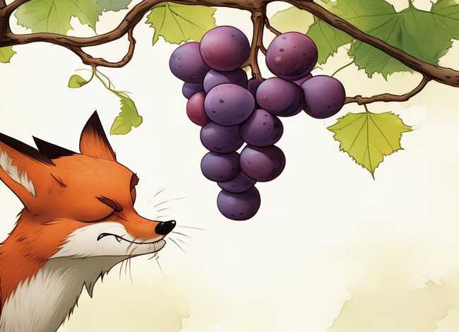 狐狸和葡萄的寓言故事；狐狸和葡萄的寓言故事是什么意思