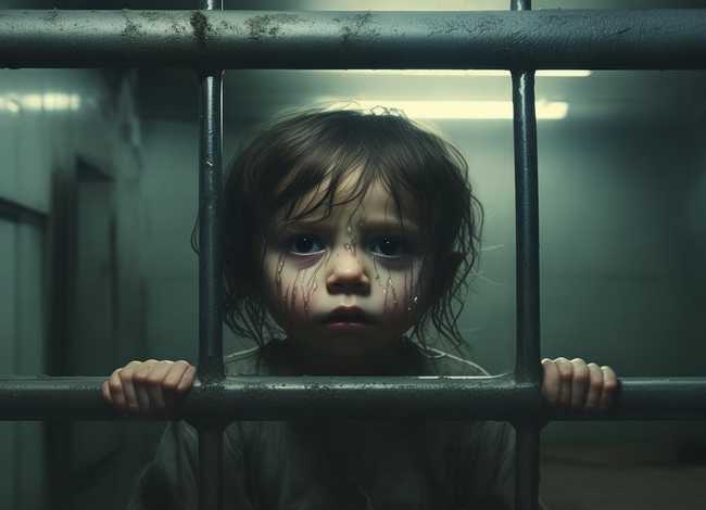 虐待儿童图片、虐待儿童图