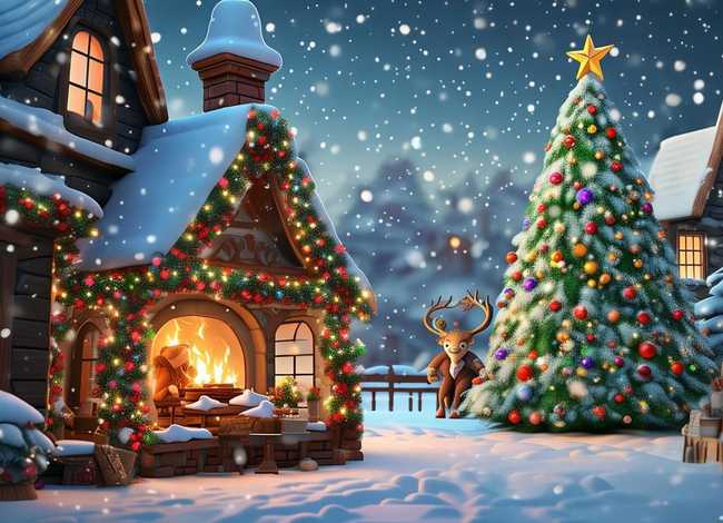 圣诞前夜绘本故事，圣诞前夜绘本故事内容