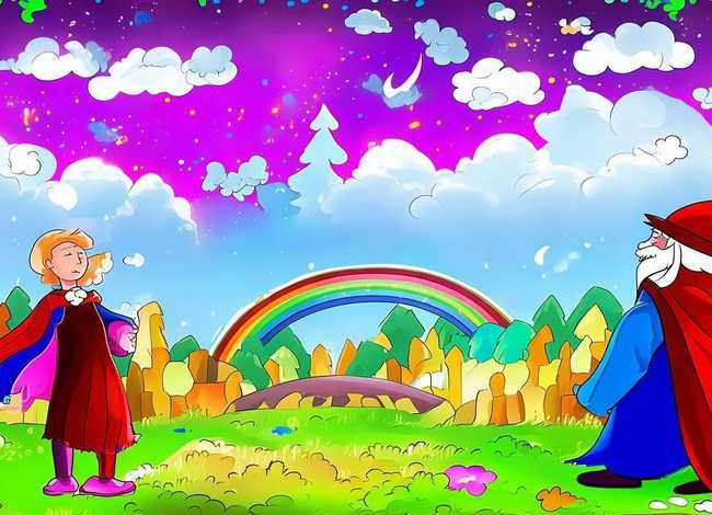 儿童连环画故事书英文，英文连环画故事四张