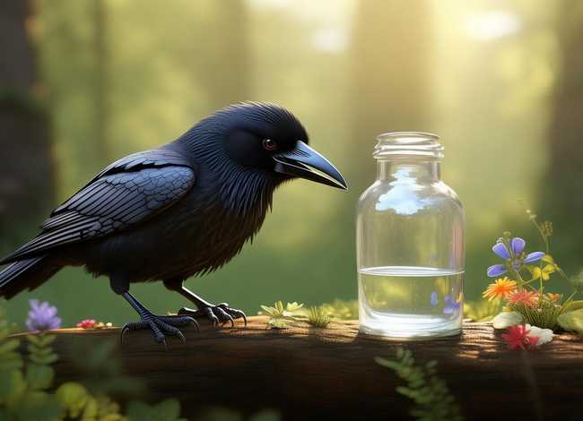 儿童故事书乌鸦喝水，乌鸦喝水幼儿故事