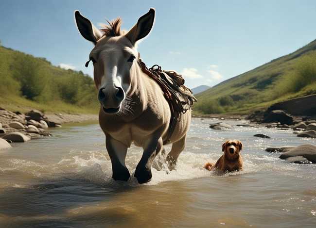 驴子过河的故事450字，驴子过河的故事450字作文