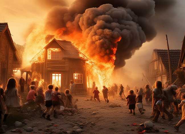 《着火了》儿童故事完整版、着火了儿童故事完整版