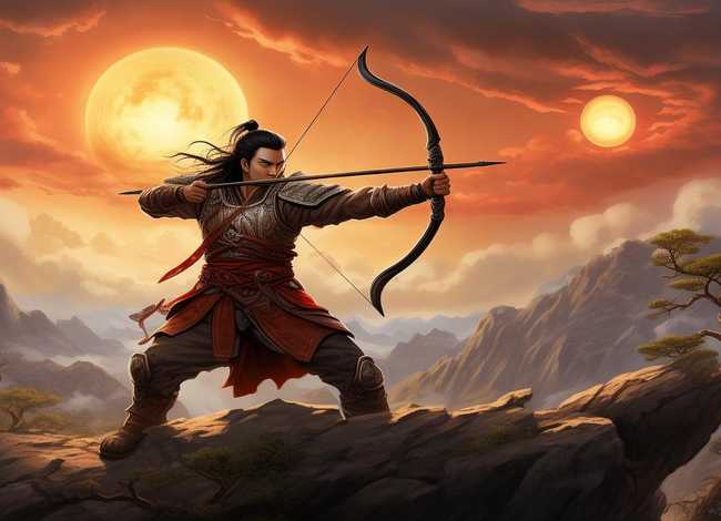 宝宝巴士后羿射日的故事；故事后羿射日的故事