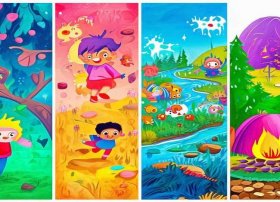 幼儿故事连环画图片4张（幼儿故事连环画图片4张简单）