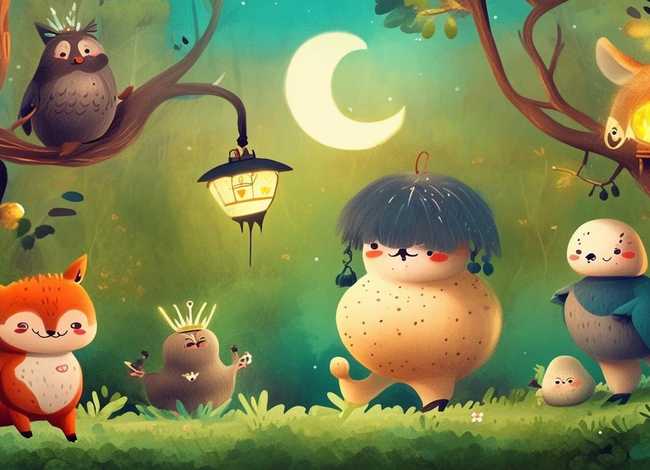 动物的童话图画（动物的童话图画简单）