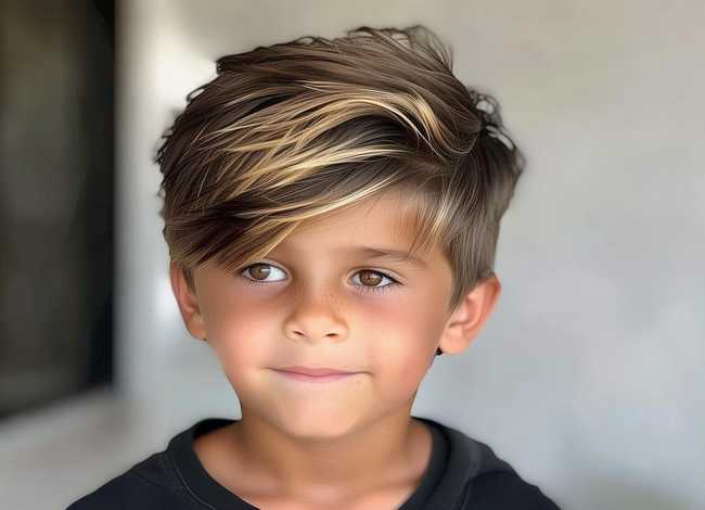 男童时尚发型图片，小男孩时尚发型图片2020