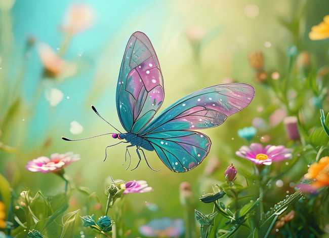 小蝴蝶学飞故事（小蝴蝶的故事绘本）