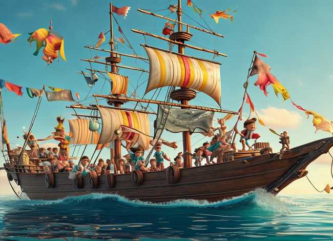 海盗船幼儿故事；海盗船幼儿故事大全