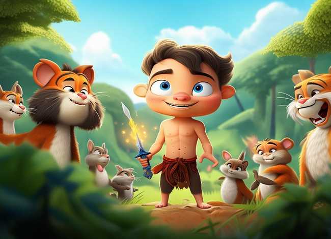 桃太郎儿童故事ppt课件、幼儿故事桃太郎寓意