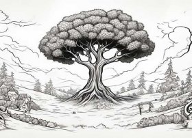 神话故事绘画作品简笔画，神话故事绘画作品简笔画大全