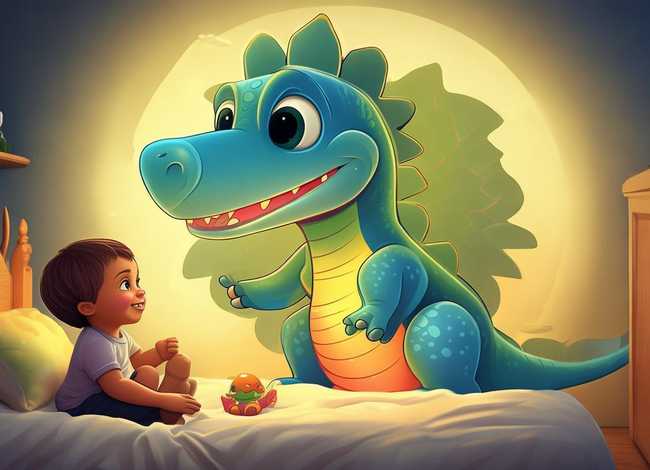 儿童睡前恐龙故事100字；少儿睡前故事恐龙的故事