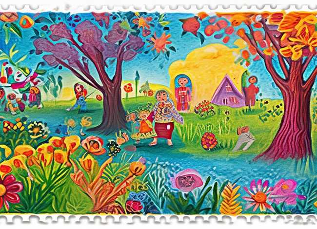 邮票儿童画作品选;邮票绘画作品儿童画 邮票儿童画作品选;邮票绘画作品儿童画