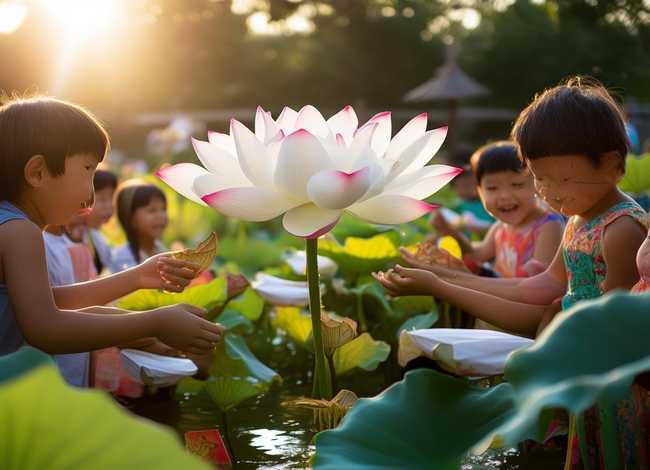 荷花的儿童诗 - 荷花的儿歌或者童谣