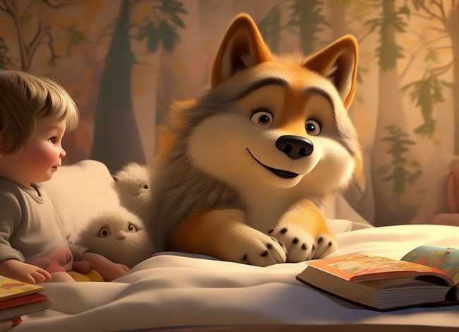 儿童睡前催眠故事狼与小羊 - 幼儿睡前讲故事狼和小羊