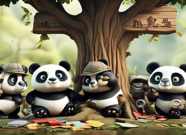 儿童故事熊猫侦探社；熊猫侦探社漫画