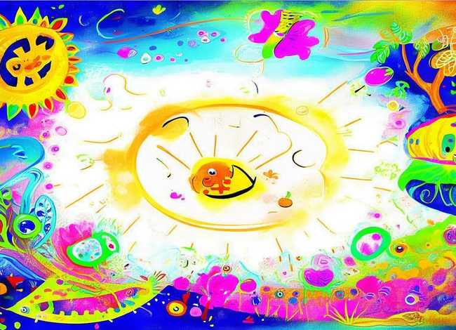 儿童插画图片 儿童插画图片画中间