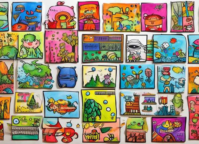 儿童绘画故事图片大全 - 儿童绘画图片大全大图 插图