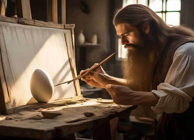 达芬奇的故事画鸡蛋；达芬奇的故事画鸡蛋画了多久