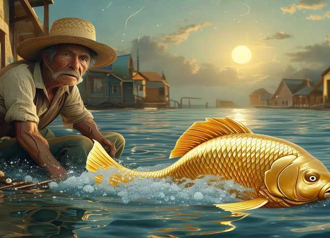 渔夫与金鱼之歌儿童故事，渔夫与金鱼的故事歌曲