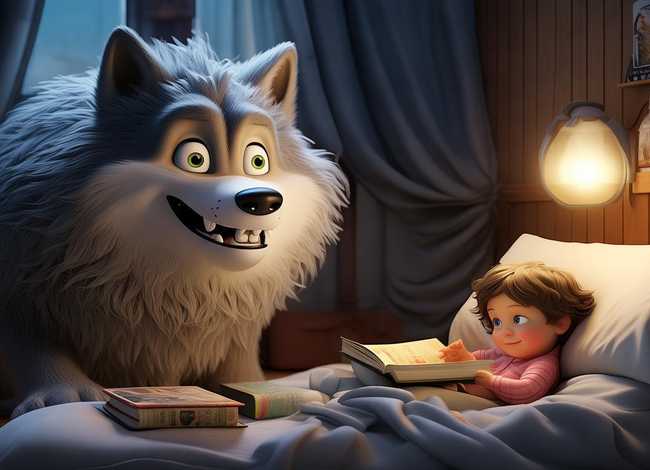 儿童故事睡前故事文字版，儿童故事睡前故事文字版大灰狼